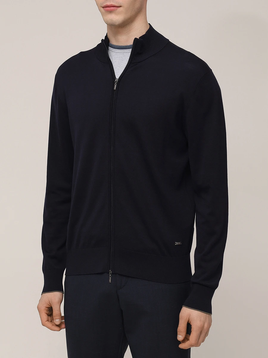 Кардиган из шелка и хлопка