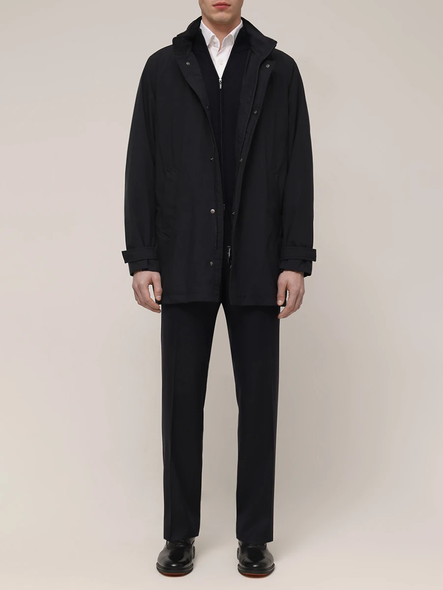 Плащ однотонный