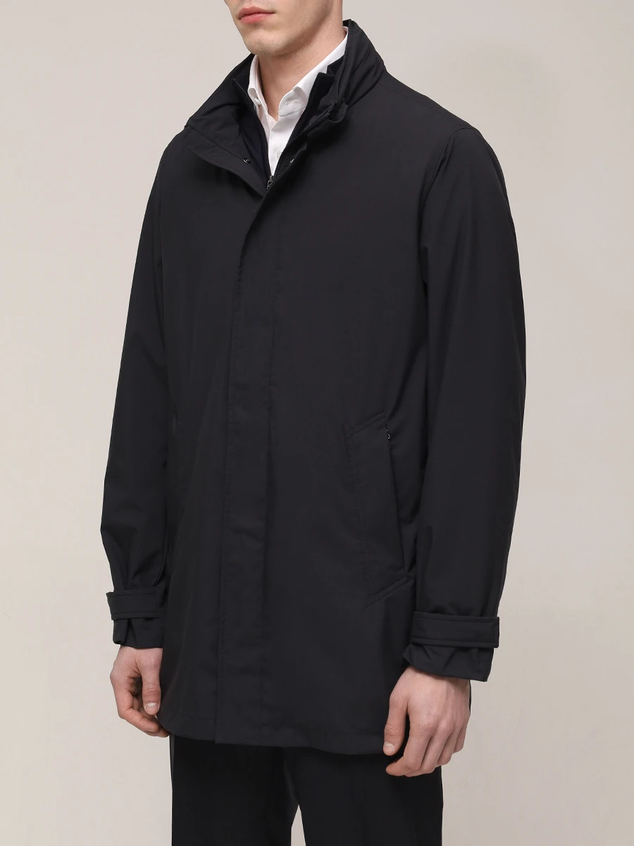 Плащ однотонный