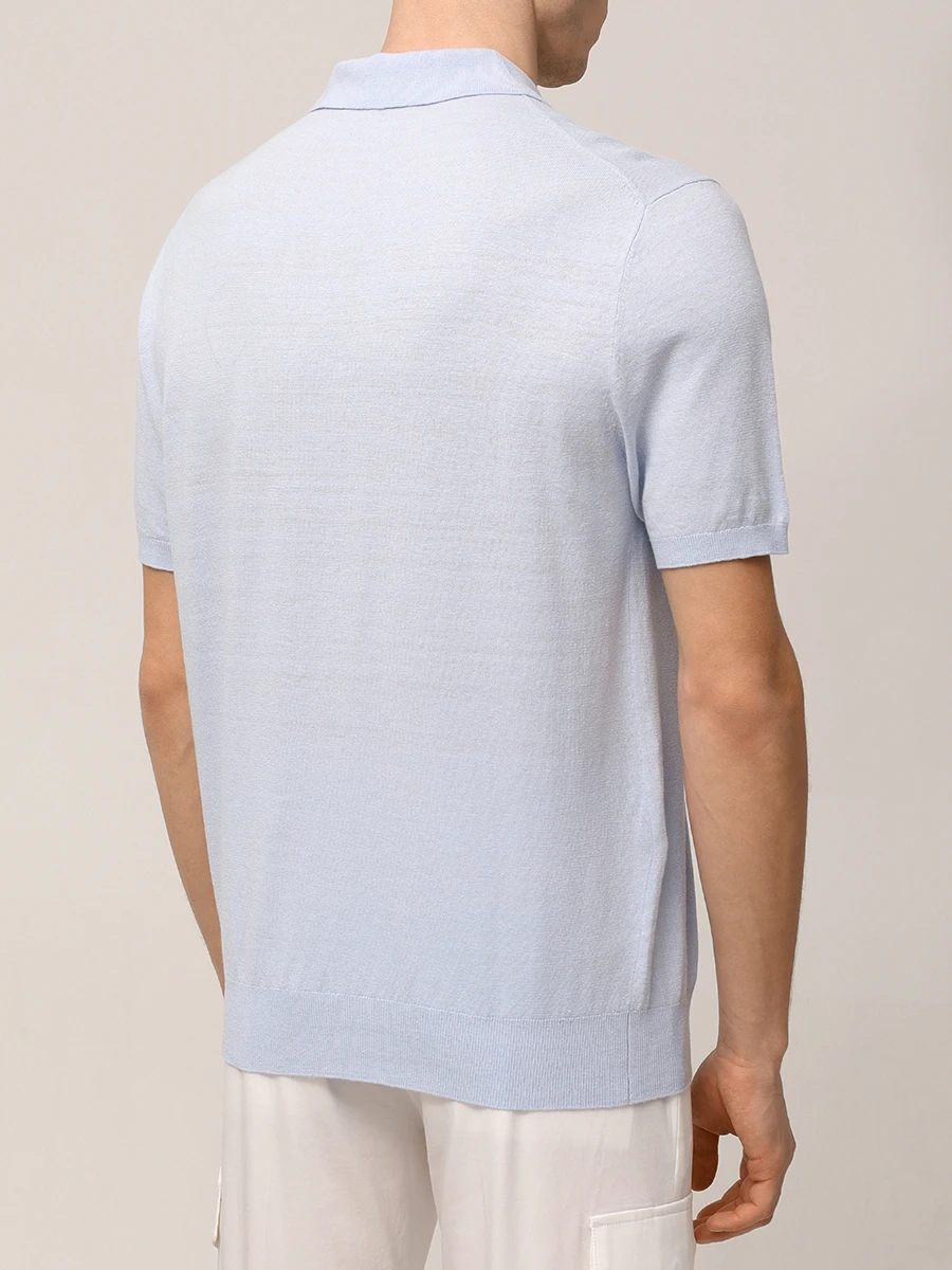 Поло изо льна и хлопка