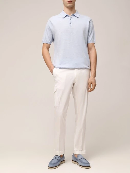 Поло изо льна и хлопка BML