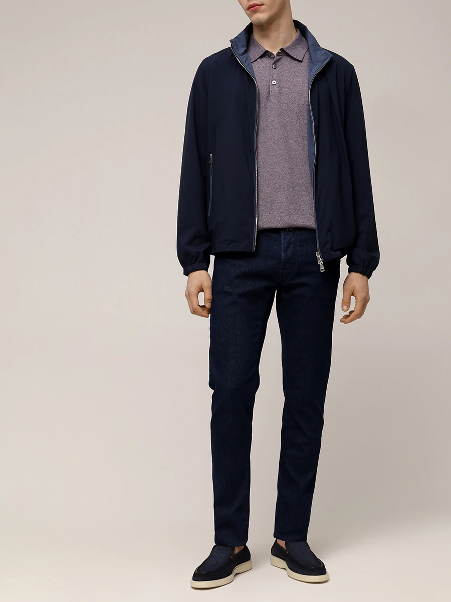 Поло изо льна и хлопка