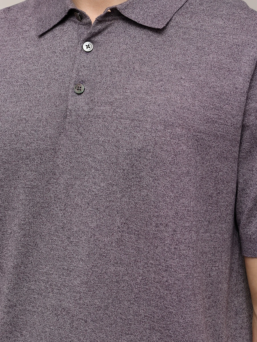 Поло изо льна и хлопка