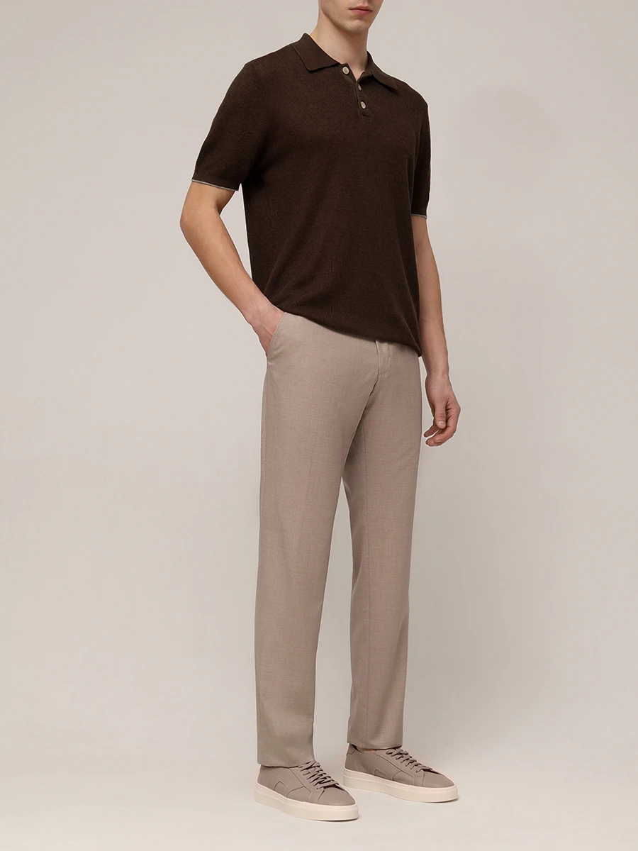 Поло льняное