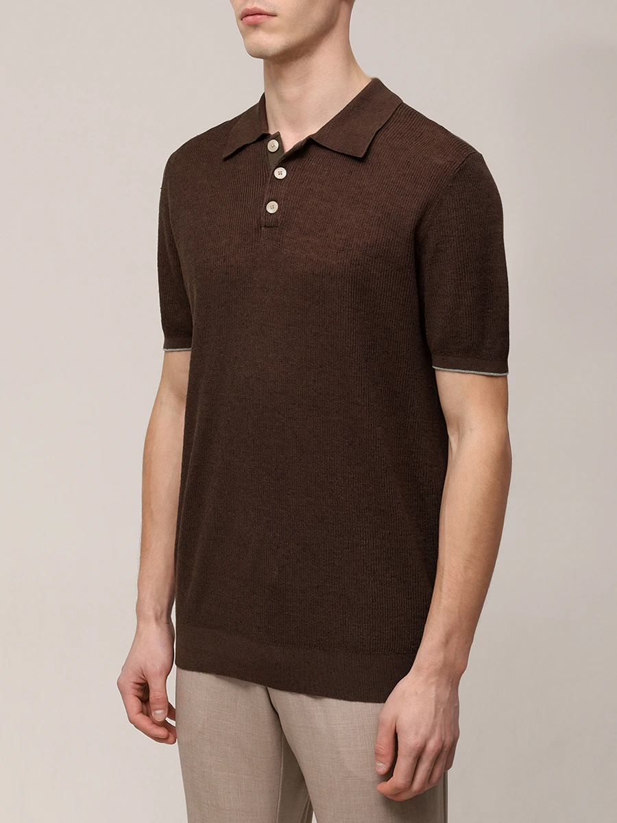 Поло льняное