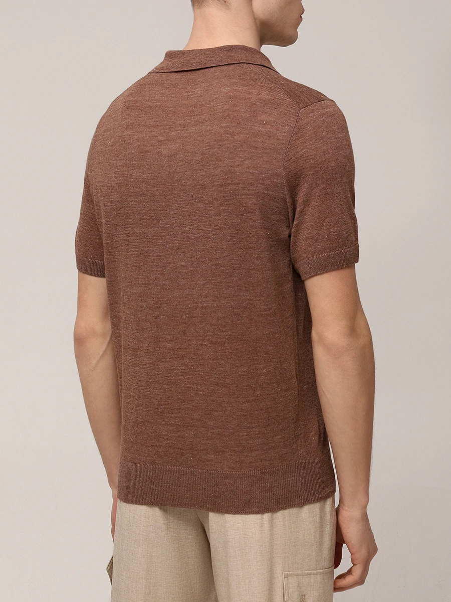 Поло изо льна и хлопка