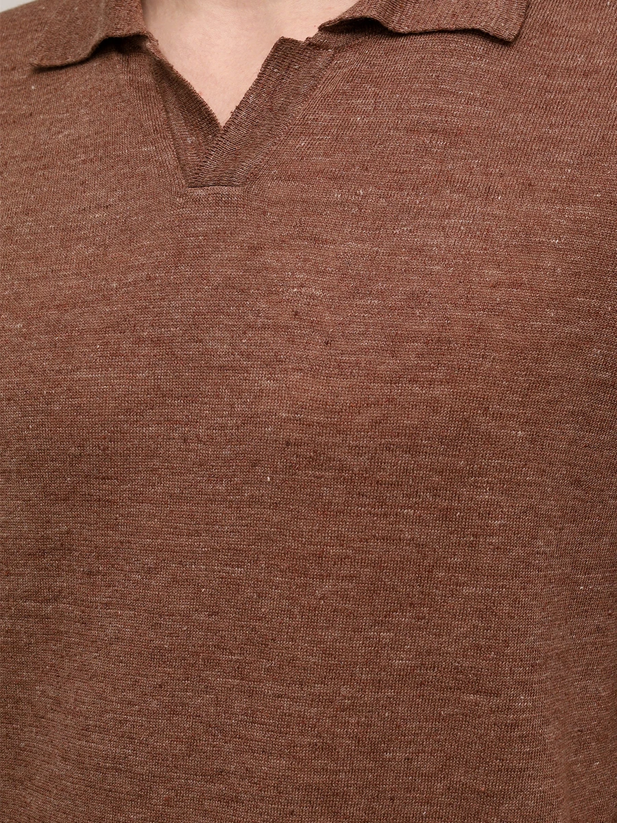 Поло изо льна и хлопка