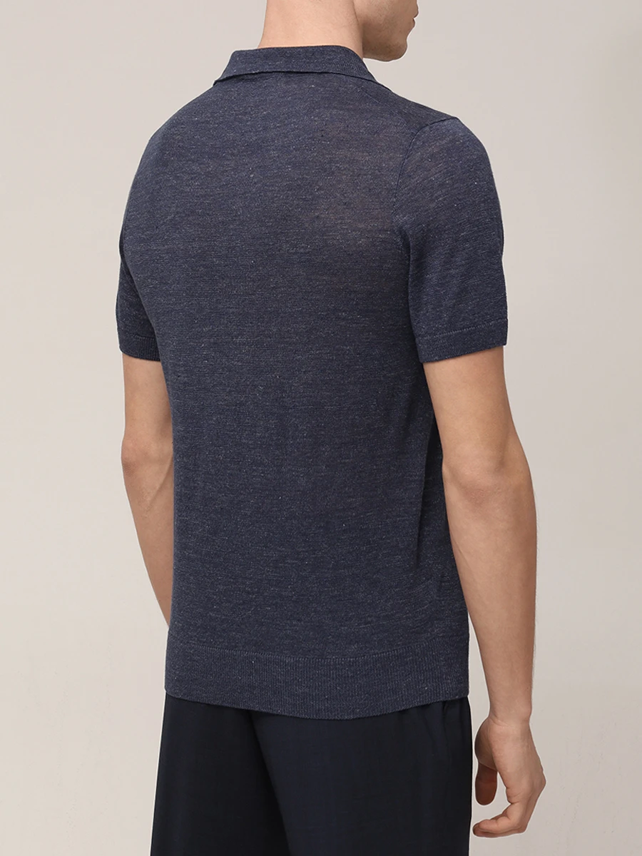 Поло изо льна и хлопка