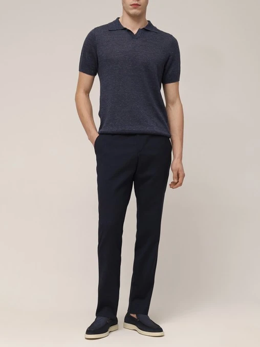 Поло изо льна и хлопка BML