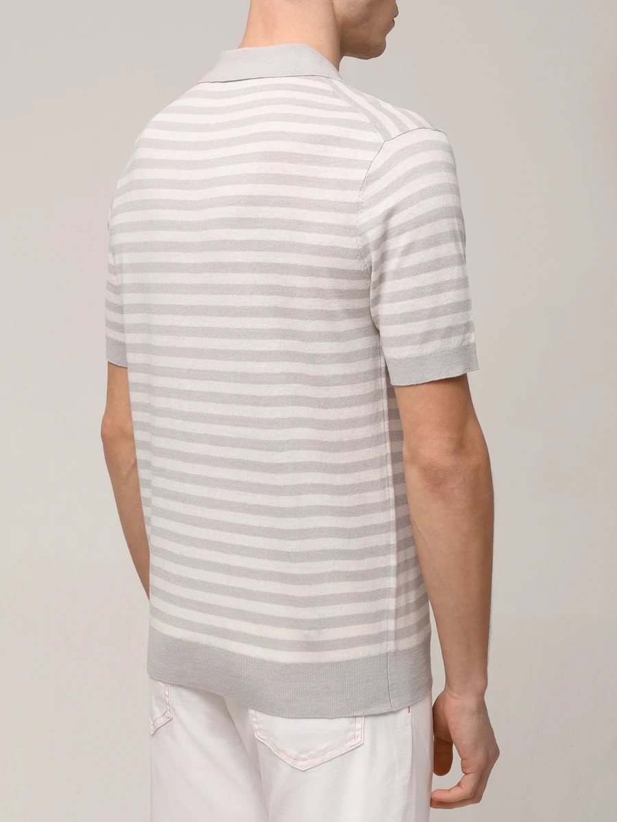 Поло изо льна и хлопка