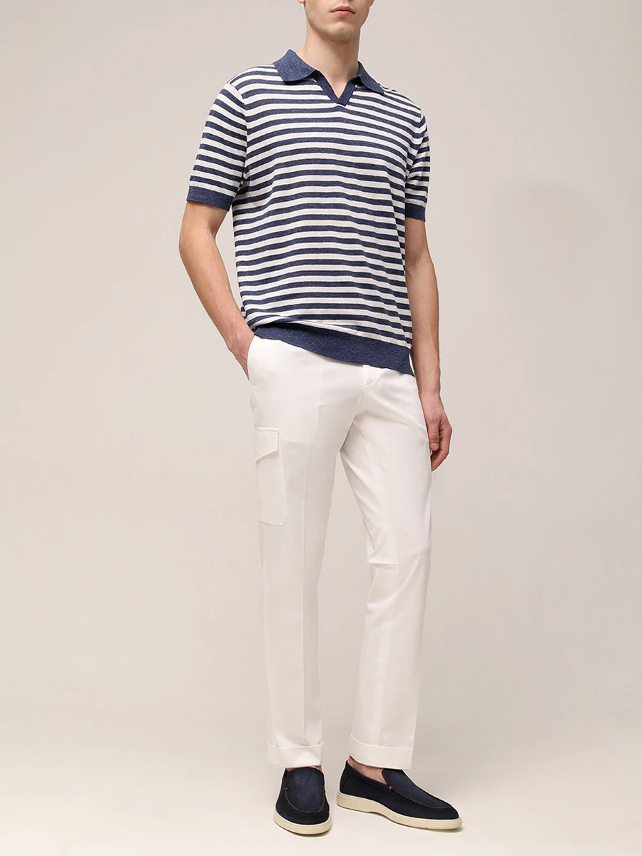 Поло льняное