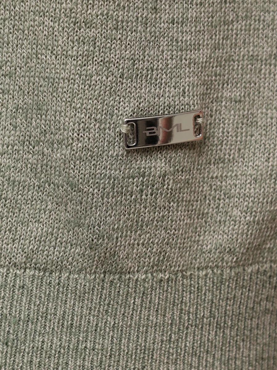 Поло изо льна и хлопка