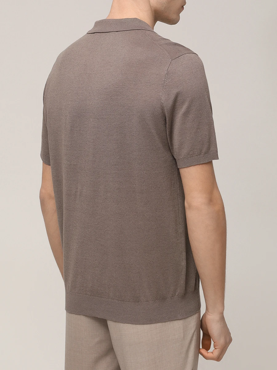 Поло изо льна и хлопка