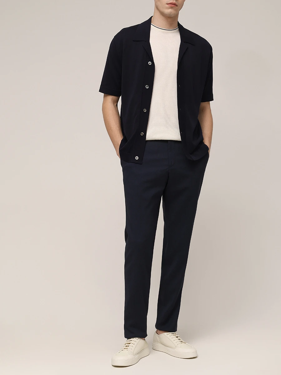 Рубашка из шелка и хлопка