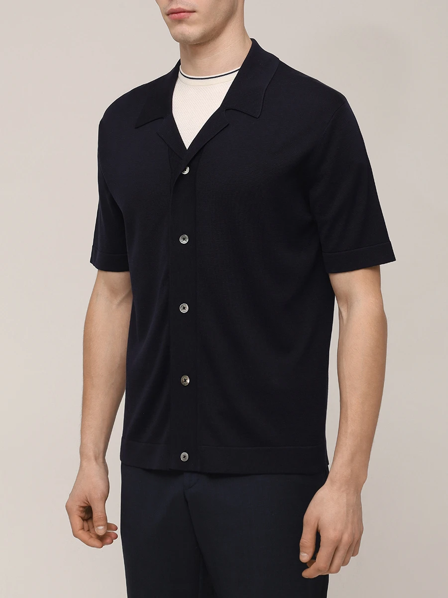 Рубашка из шелка и хлопка