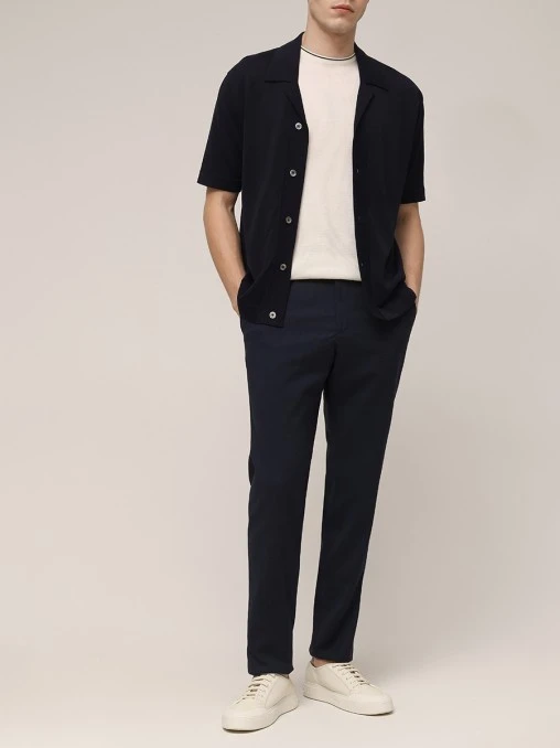 Рубашка из шелка и хлопка BML