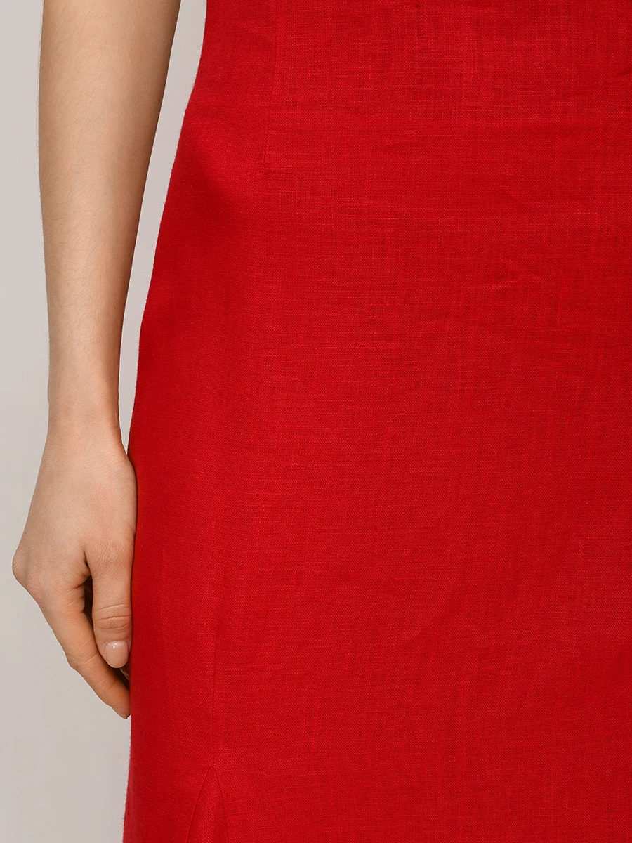 Юбка-годе льняная