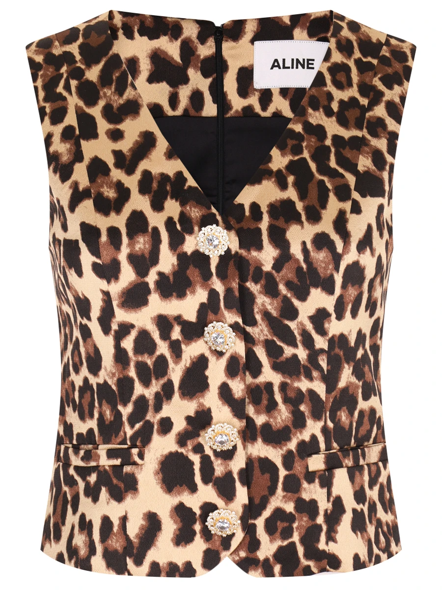 Жилет с принтом