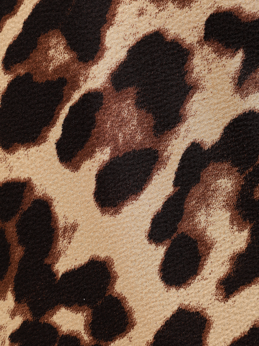 Платье-комбинация с принтом