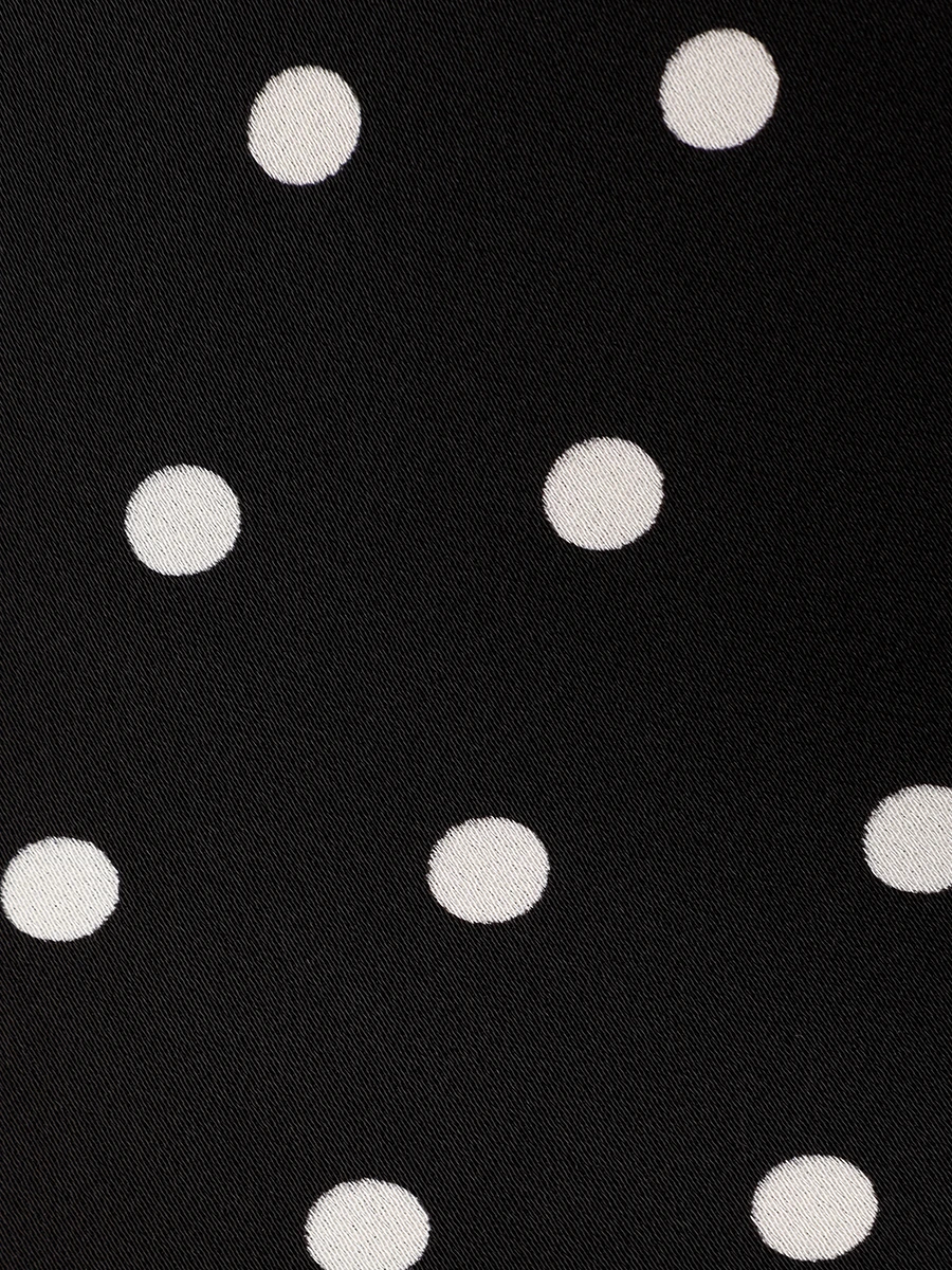 Платье-комбинация в горох