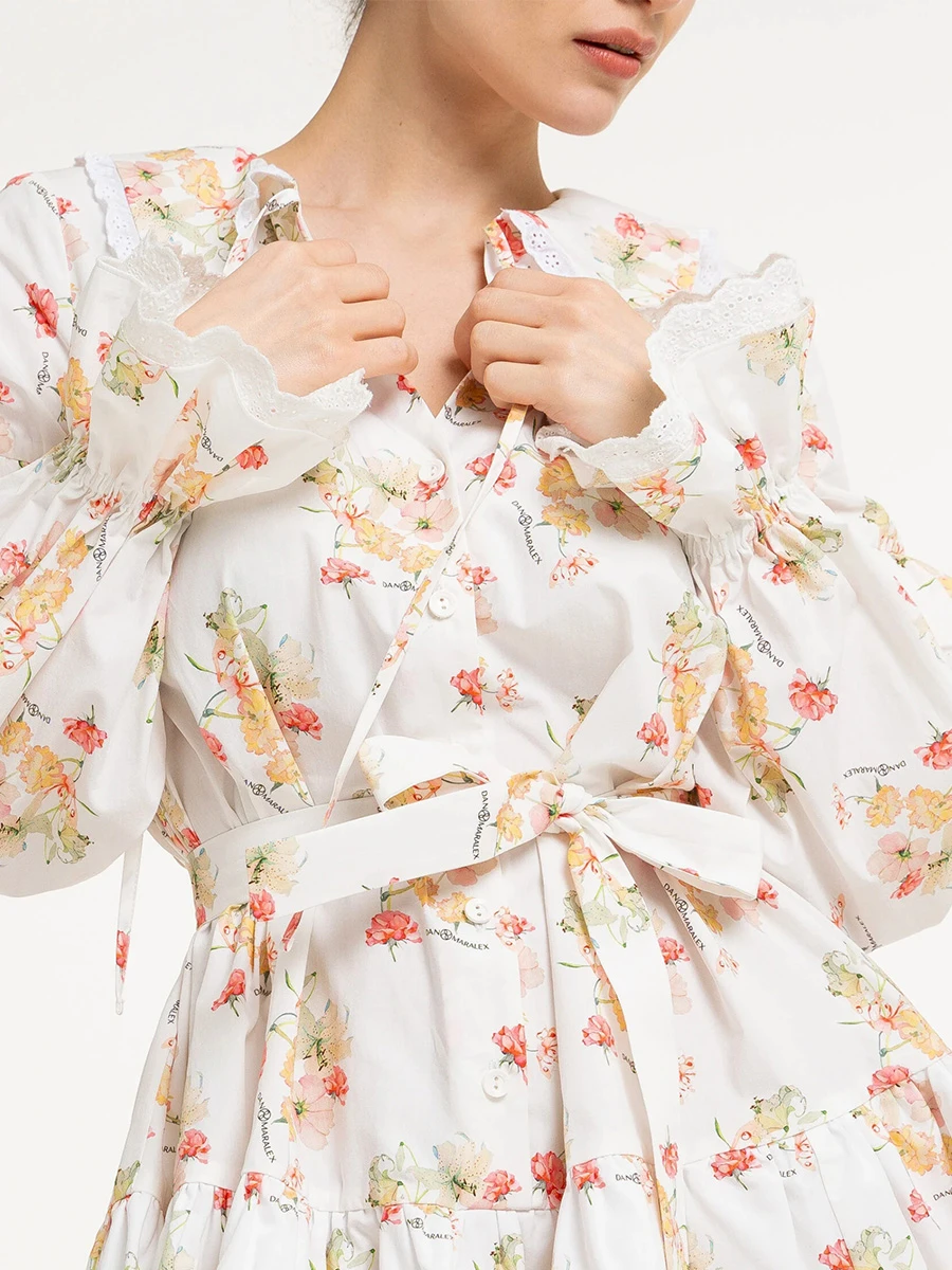 Платье хлопковое