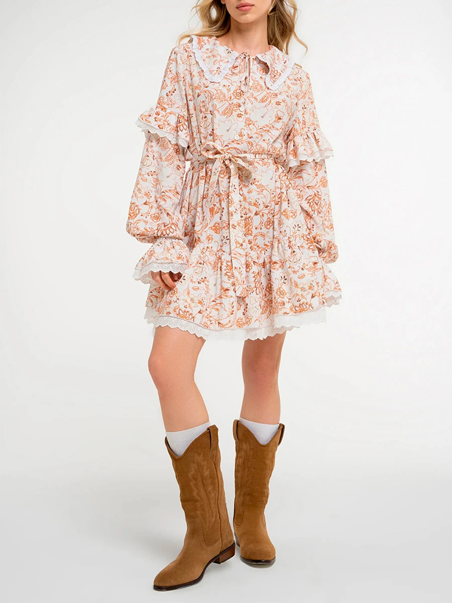 Платье из вискозы