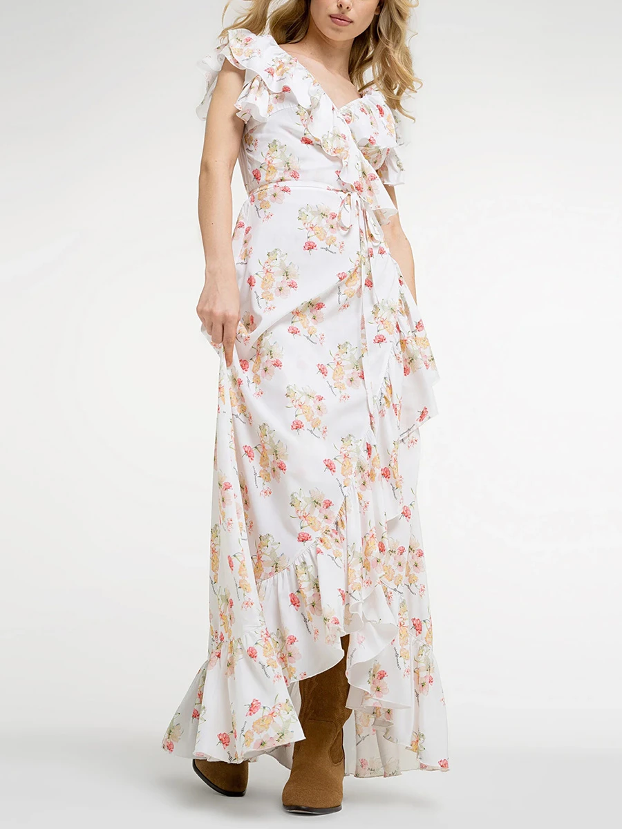 Платье из вискозы