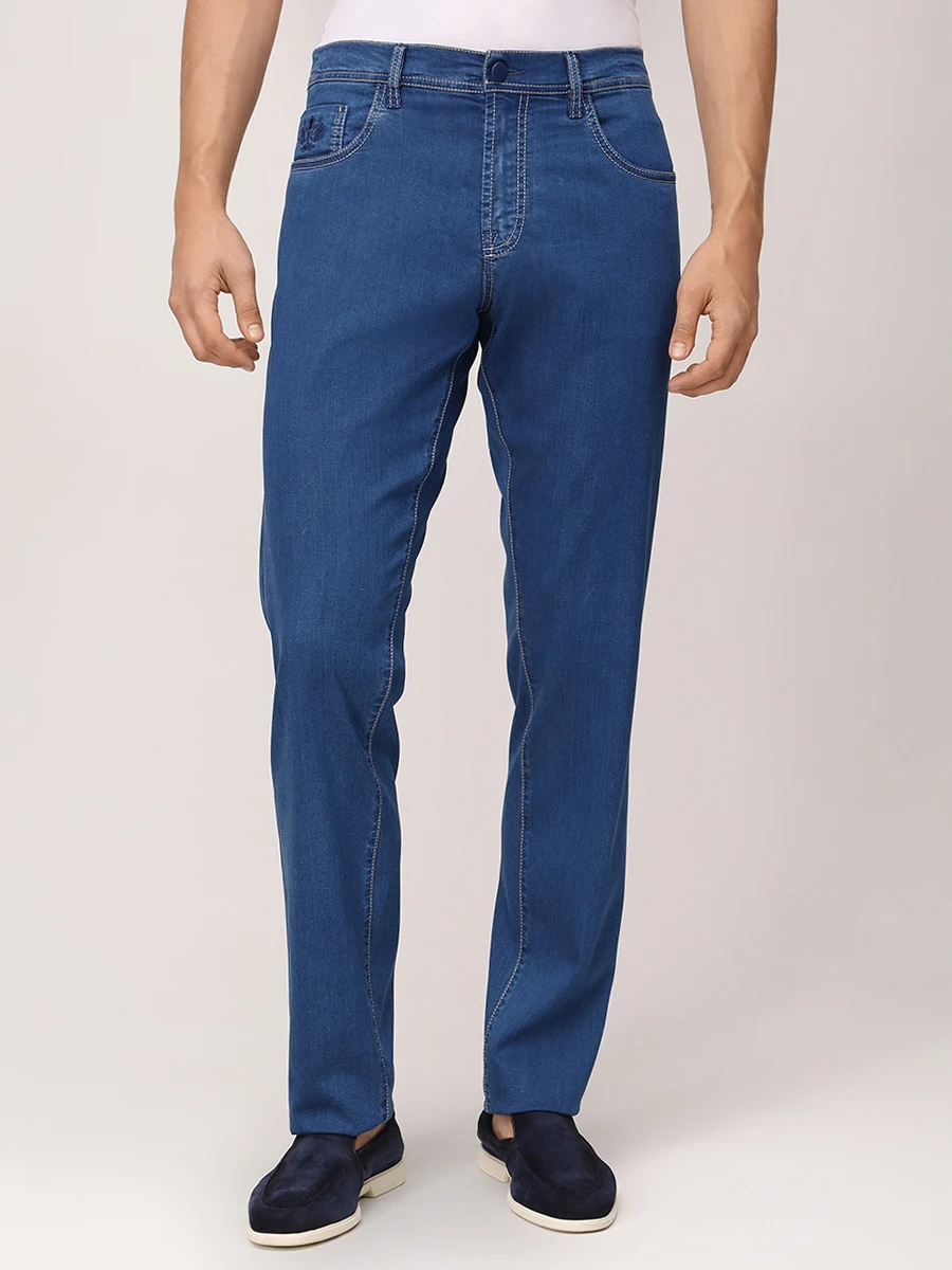 Джинсы Regular Fit хлопковые