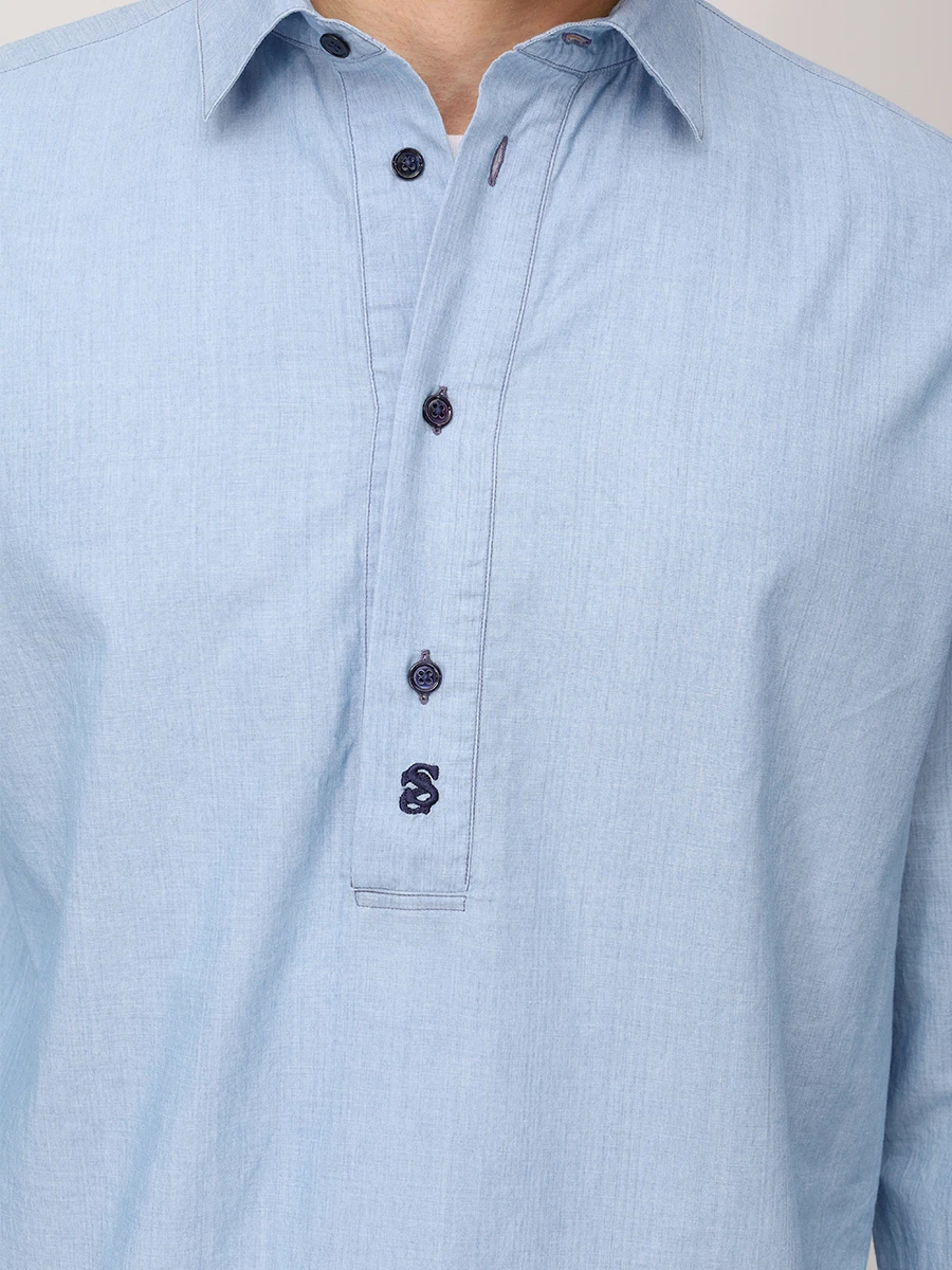 Рубашка Regular Fit хлопковая