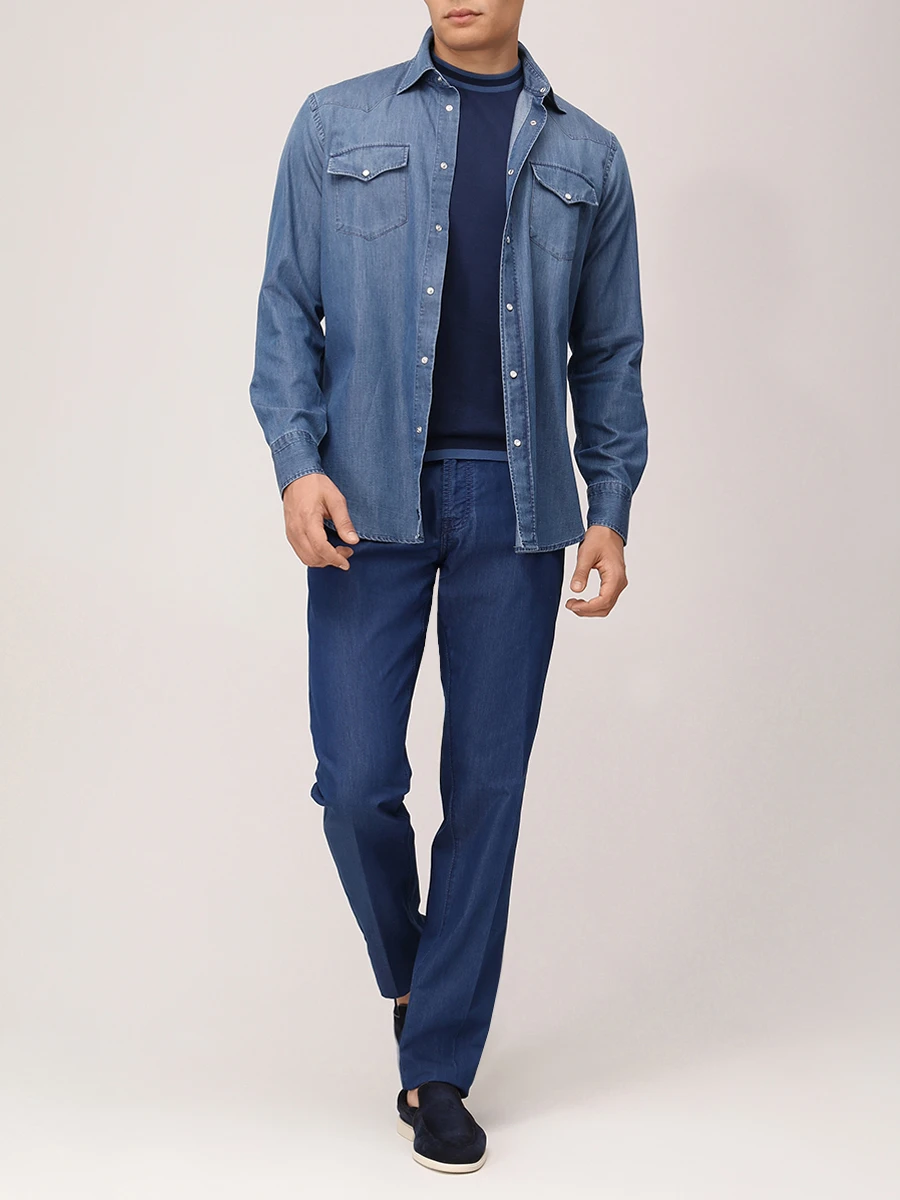 Рубашка Regular Fit хлопковая