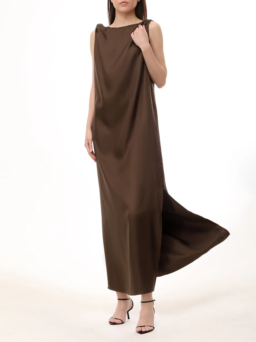 Платье шелковое