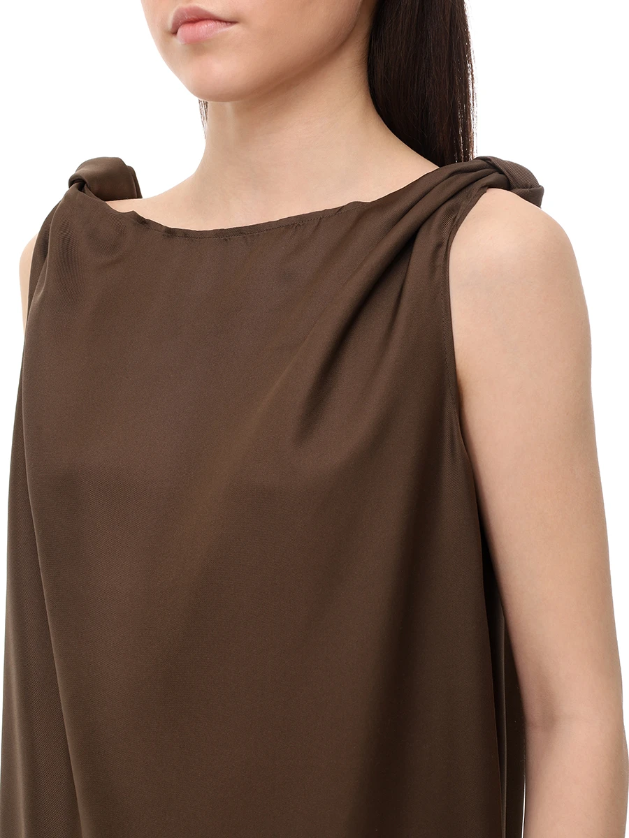 Платье шелковое