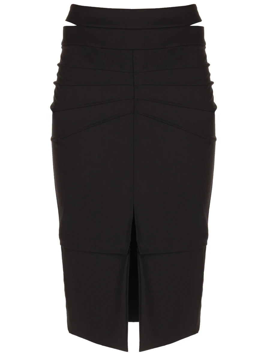 Юбка однотонная