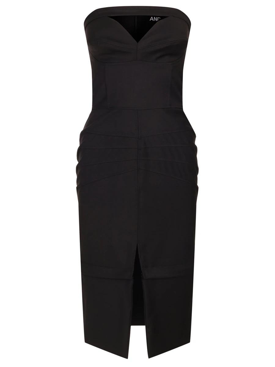 Платье однотонное