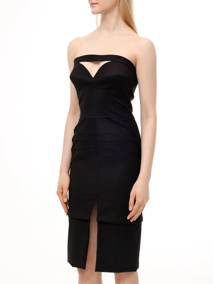 Платье однотонное