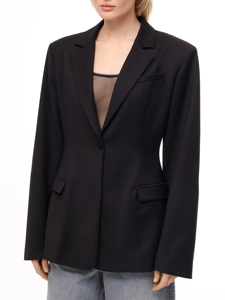 Пиджак однотонный