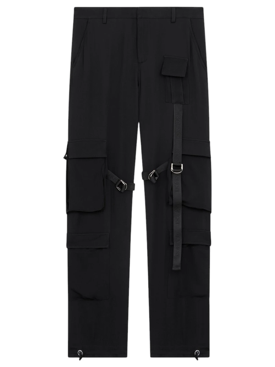 Брюки-карго из вискозы