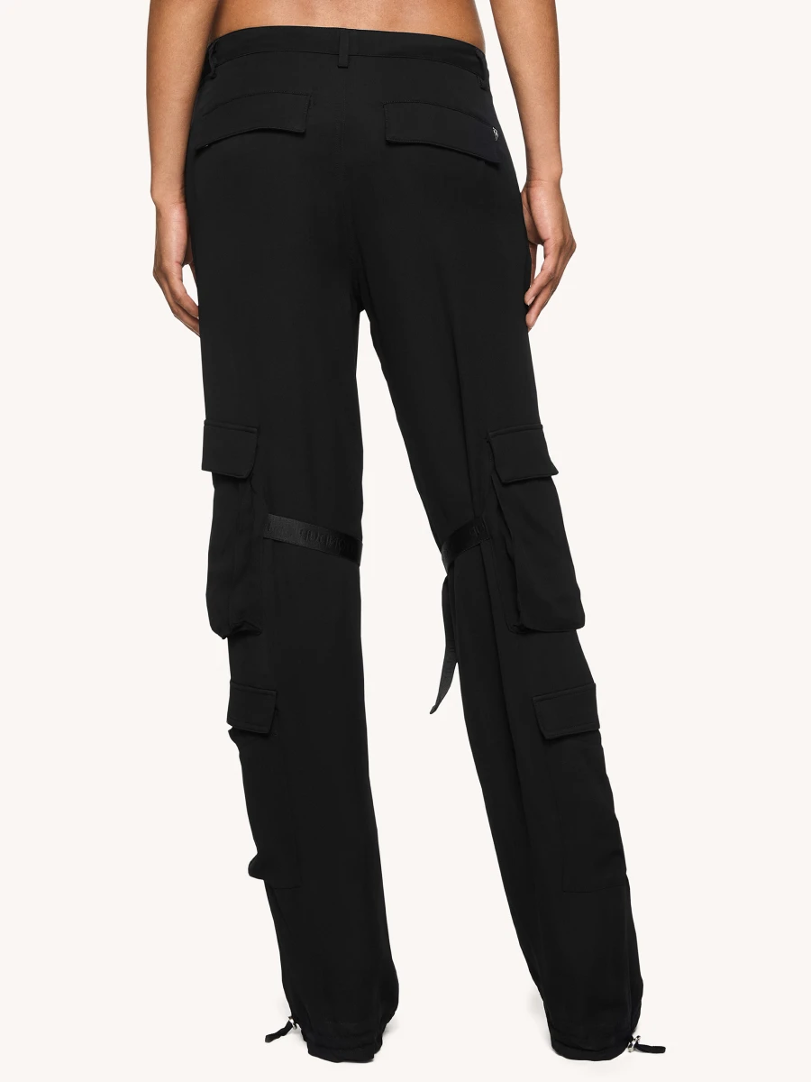 Брюки-карго из вискозы