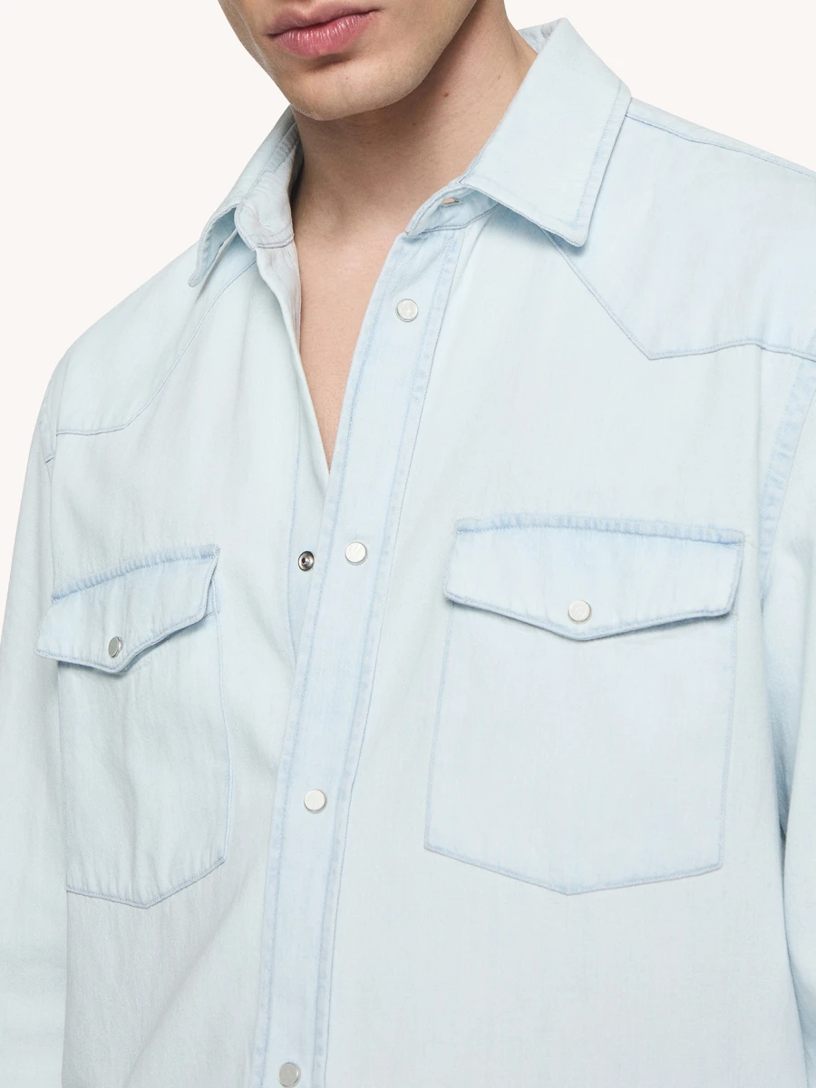 Рубашка джинсовая