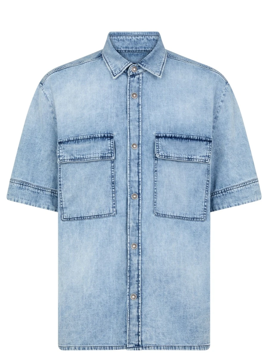 Рубашка джинсовая