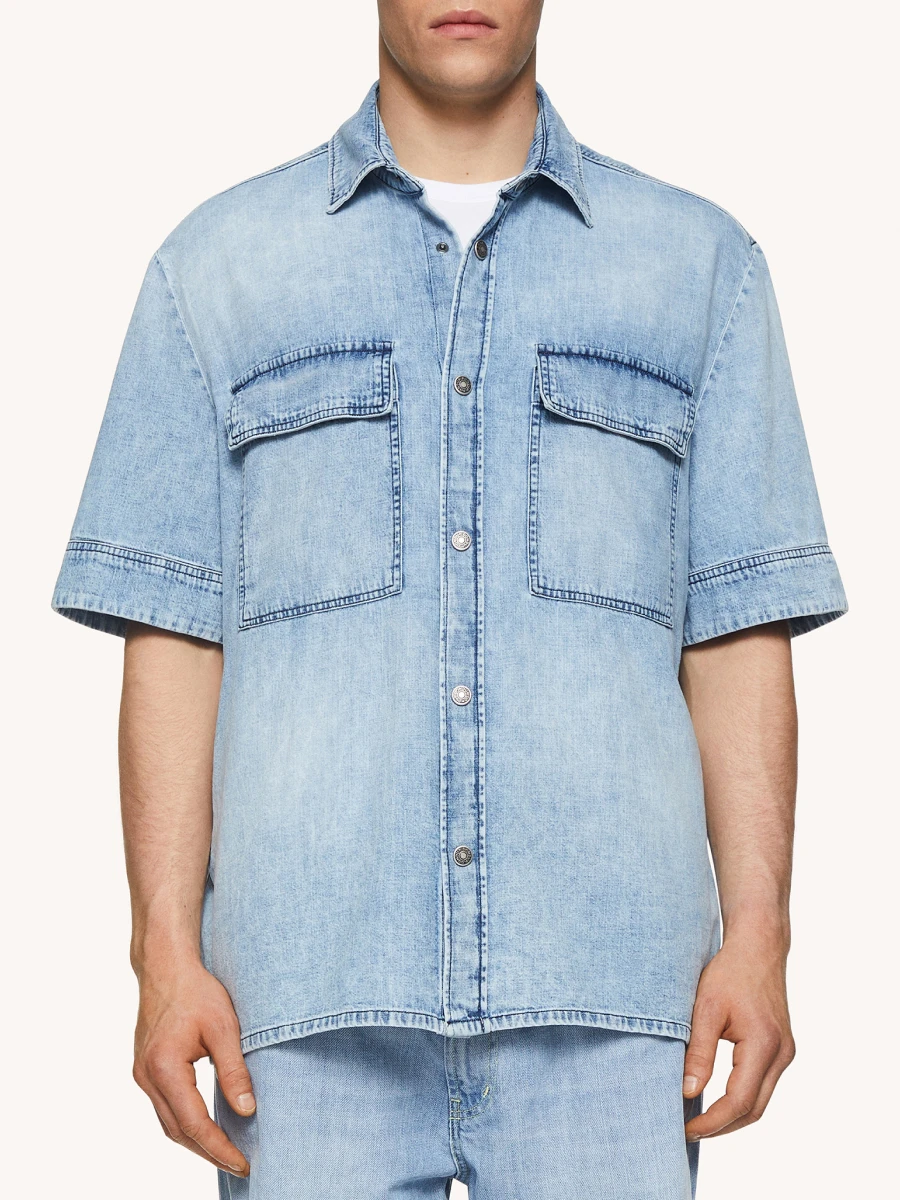 Рубашка джинсовая