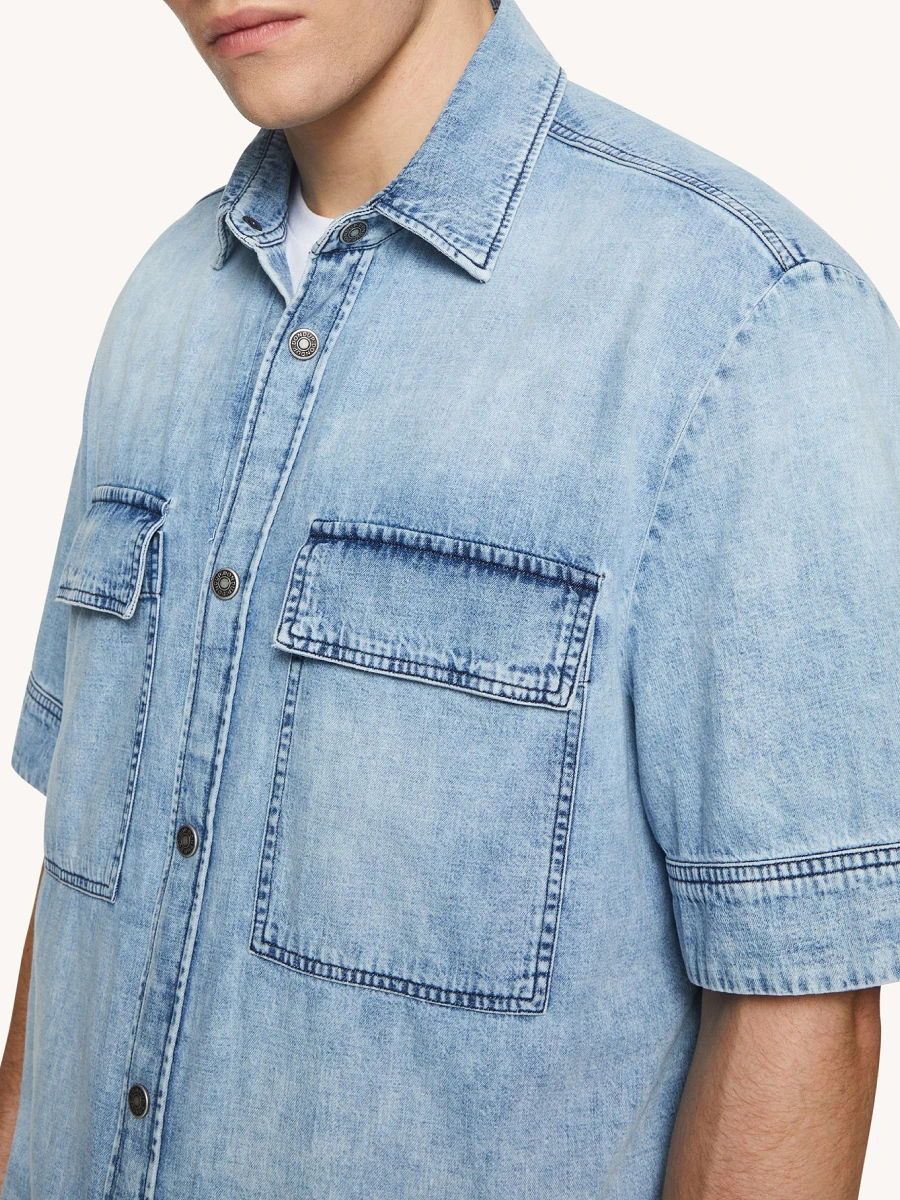 Рубашка джинсовая