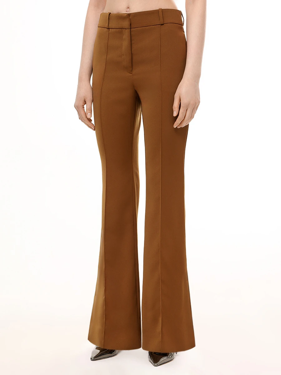 Брюки однотонные