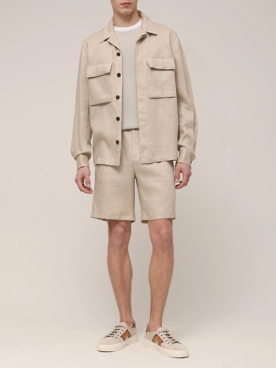 Шорты льняные