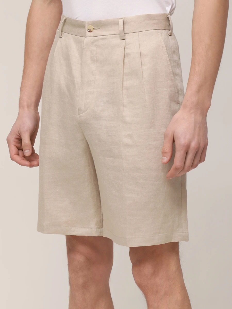 Шорты льняные