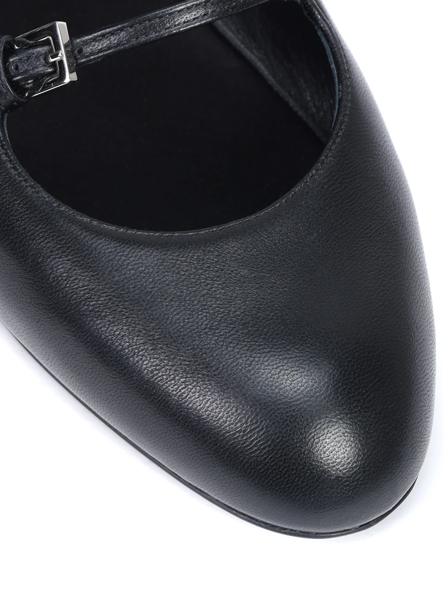 Балетки кожаные