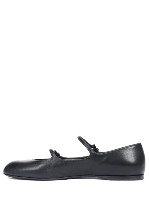 Балетки кожаные MAX MARA