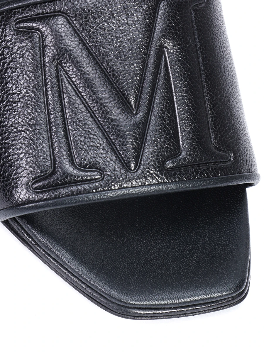 Мюли кожаные