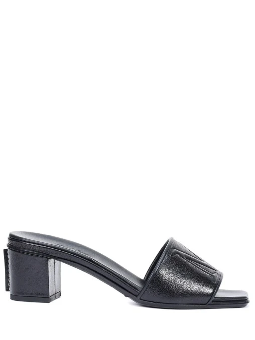 Мюли кожаные MAX MARA