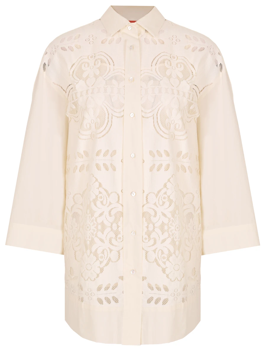 Блуза с кружевом